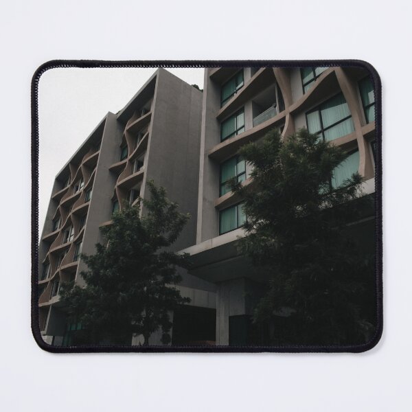 Item preview, Modern Buildings with Wavy Facades and Green Trees designed and sold by OdysseyProject.