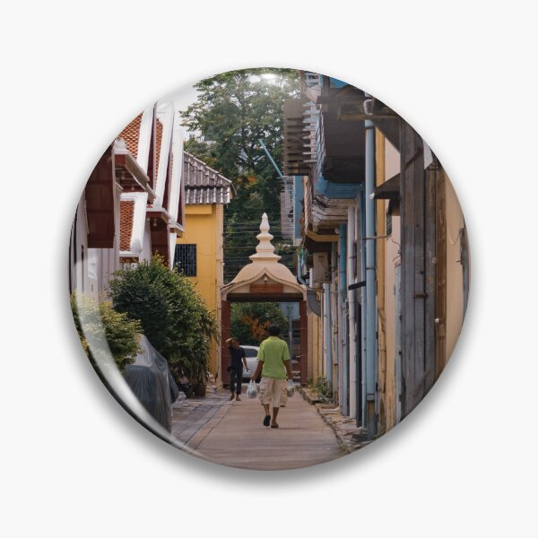 Item preview, Charming Alleyway with Decorative Archway and Greenery designed and sold by OdysseyProject.
