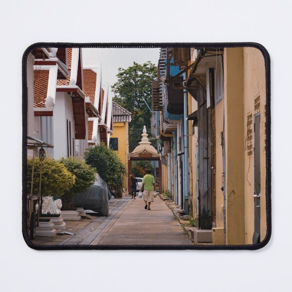 Item preview, Charming Alleyway with Decorative Archway and Greenery designed and sold by OdysseyProject.