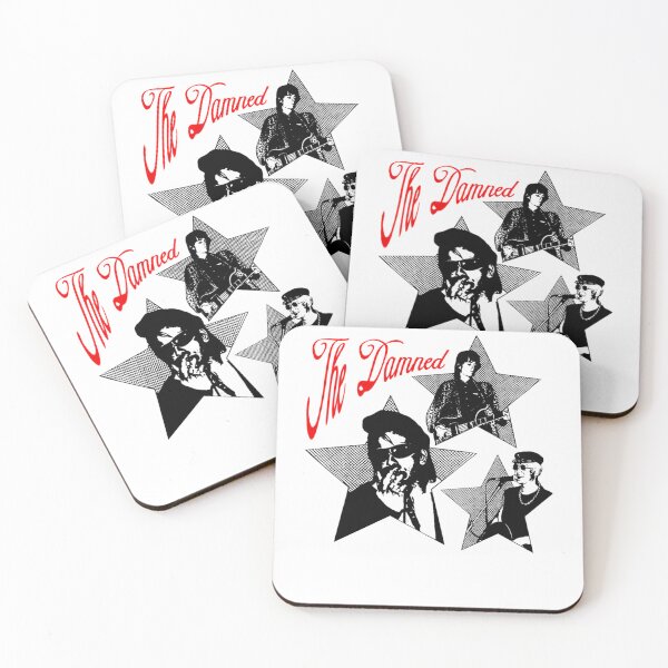 Item preview, The Damneds Silhouette Star Punk Band designed and sold by NovaDraftStudio.
