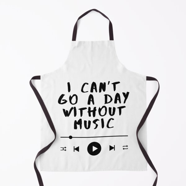 Item preview, I Can’t Go a Day Without Music – Music Lover Quote designed and sold by SWETA HALDER.