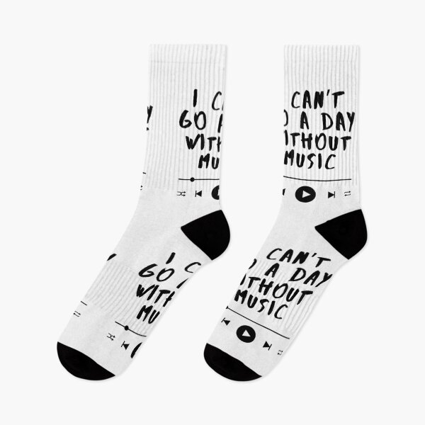 Item preview, I Can’t Go a Day Without Music – Music Lover Quote  designed and sold by SWETA HALDER.