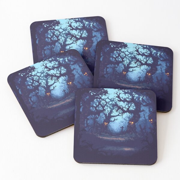 Item preview, Spooky Forest on Halloween Night designed and sold by Christian Weiss.