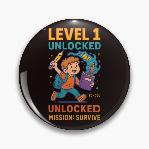 Item preview, LEVEL 1 UNLOCKED – First Grade Mission Begins designed and sold by Tadeusz1.