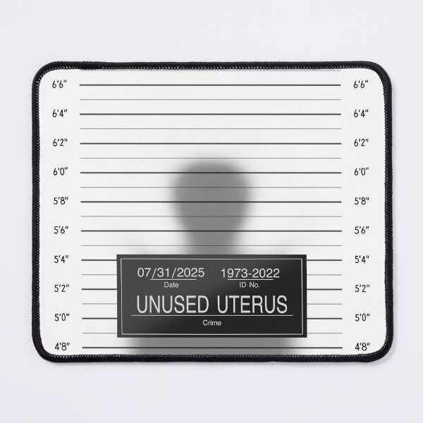 Item preview, Unused Uterus Mugshot feat. Roe v Wade Reproductive Rights designed and sold by Non-Binary-Art.