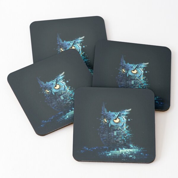 Item preview, Glitch Owl in Digital Static designed and sold by Christian Weiss.