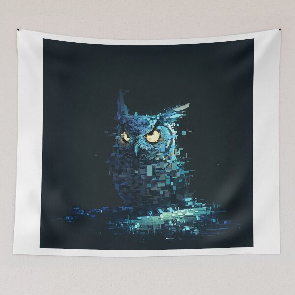 Item preview, Glitch Owl in Digital Static designed and sold by Christian Weiss.