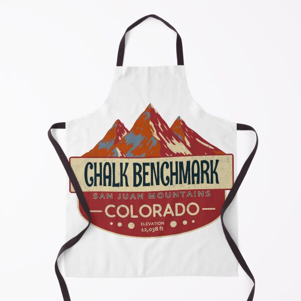 Item preview, Chalk Benchmark, San Juan Mountains, Colorado Mountain Badge designed and sold by Wanderful-roads.