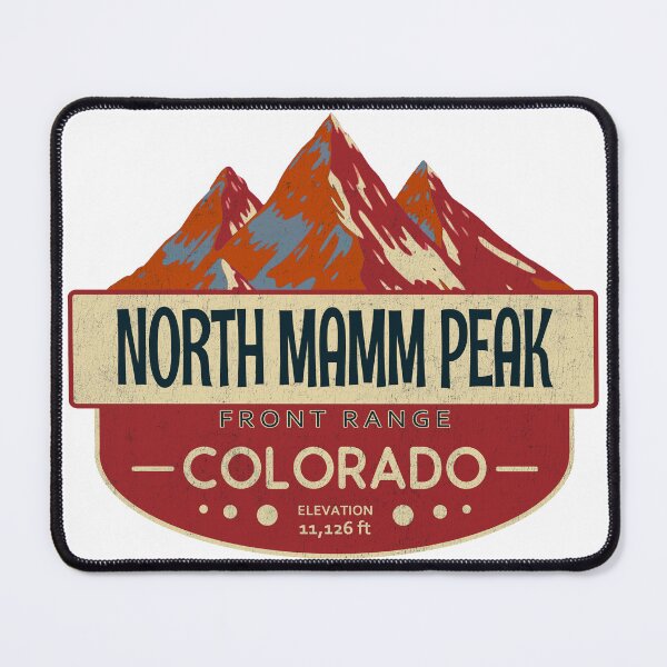 Item preview, North Mamm Peak, Front Range, Colorado Mountain Badge designed and sold by Wanderful-roads.