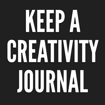 Artwork thumbnail, Keep A Creativity Journal by Lehonani