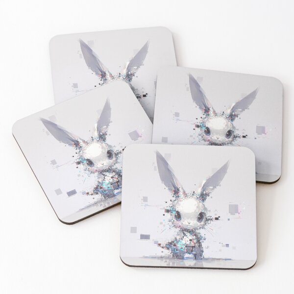Item preview, Glitch Bunny in Digital Static designed and sold by Christian Weiss.