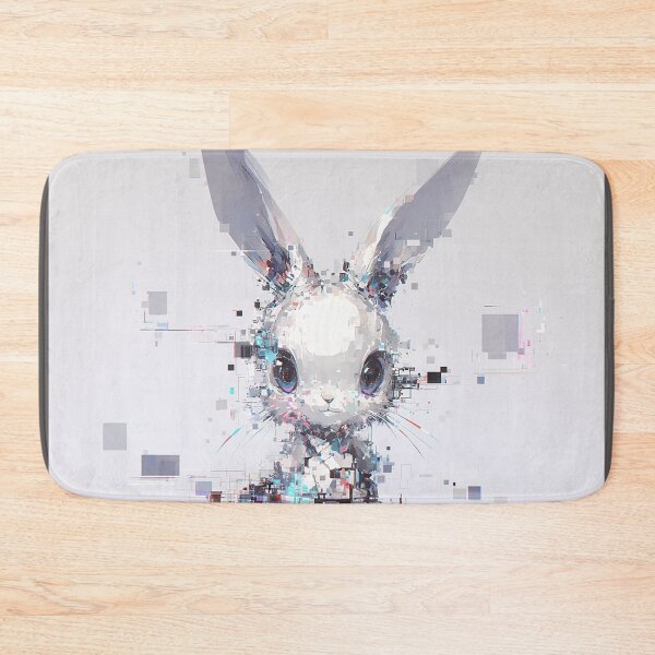 Item preview, Glitch Bunny in Digital Static designed and sold by Christian Weiss.