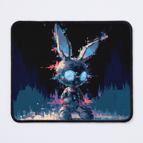 Item preview, Spooky Glitch Bunny in the Dark designed and sold by Christian Weiss.