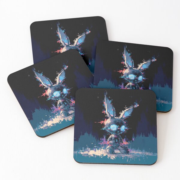 Item preview, Spooky Glitch Bunny in the Dark designed and sold by Christian Weiss.
