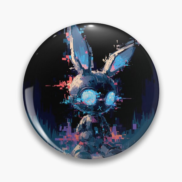 Item preview, Spooky Glitch Bunny in the Dark designed and sold by Christian Weiss.