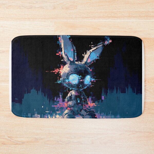 Item preview, Spooky Glitch Bunny in the Dark designed and sold by Christian Weiss.