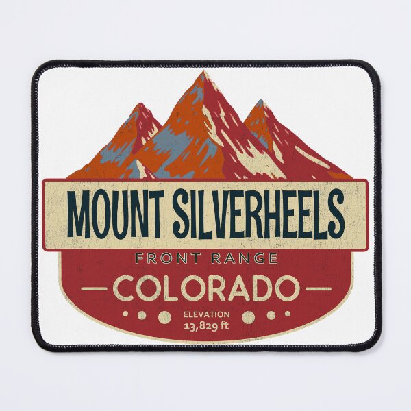 Item preview, Mount Silverheels, Front Range, Colorado Mountain Badge designed and sold by Wanderful-roads.