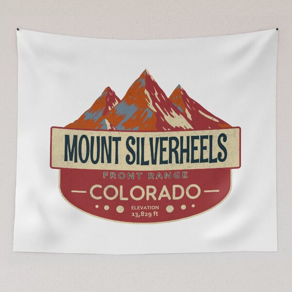 Item preview, Mount Silverheels, Front Range, Colorado Mountain Badge designed and sold by Wanderful-roads.