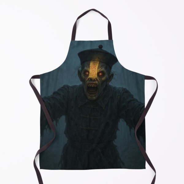 Item preview, Chinese hopping vampire jiangshi in misty bamboo forest designed and sold by optimusprime39.