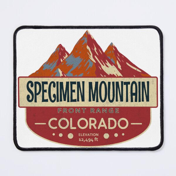 Item preview, Specimen Mountain, Front Range, Colorado Mountain Badge designed and sold by Wanderful-roads.