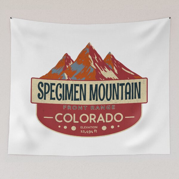 Item preview, Specimen Mountain, Front Range, Colorado Mountain Badge designed and sold by Wanderful-roads.