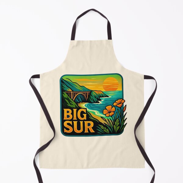 Item preview, Big Sur, California - Sunset, Bridge & Poppies designed and sold by Myra365Art.