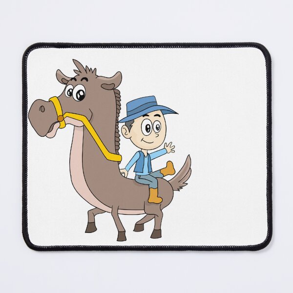 Item preview, Happy Boy Riding Donkey Cartoon – Fun Farm Animal Illustration designed and sold by Pixelaire.