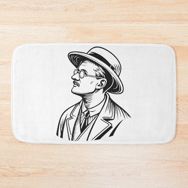 Item preview, James Joyce Silhouette Vector – Literary Minimalist Portrait designed and sold by JayceTucker89.