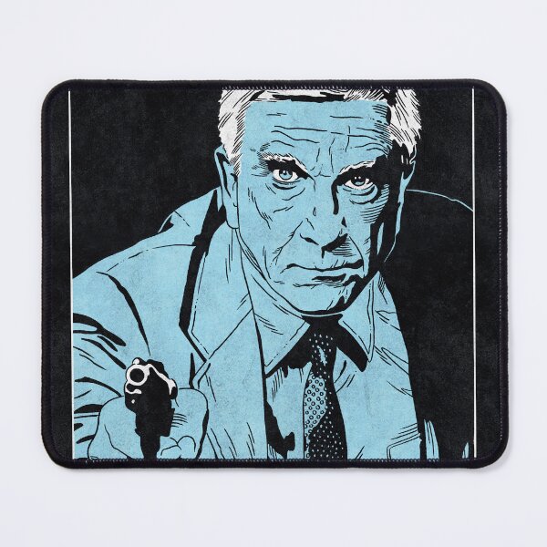 Item preview, FRANK DREBIN - The Naked Gun (Monochrome) designed and sold by FamousWeirdosRB.