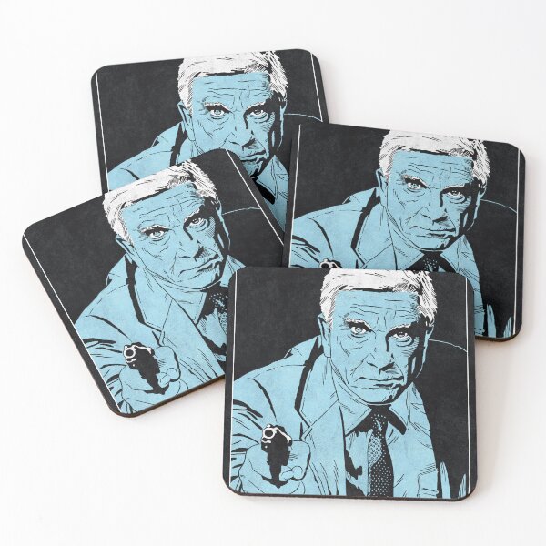 Item preview, FRANK DREBIN - The Naked Gun (Monochrome) designed and sold by FamousWeirdosRB.