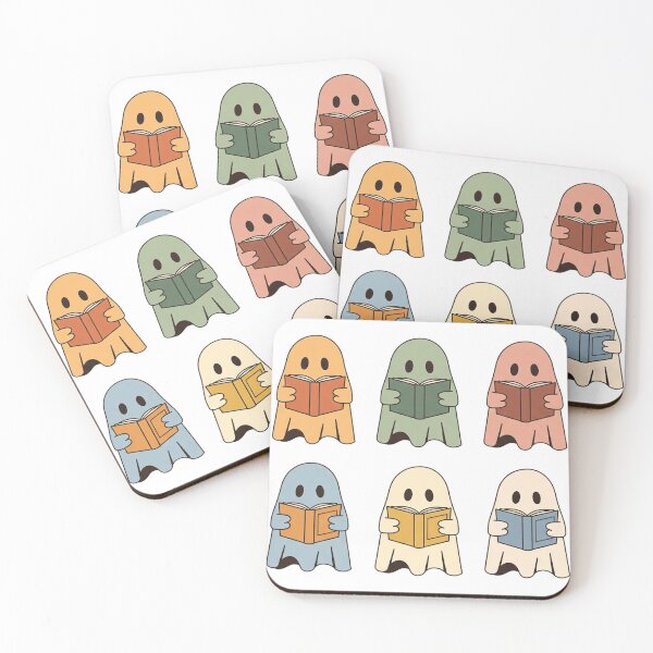 Item preview, Cozy Ghosts | Whimsically Spooky and Cozy Literary Graphic designed and sold by Tw1nsAIArt.
