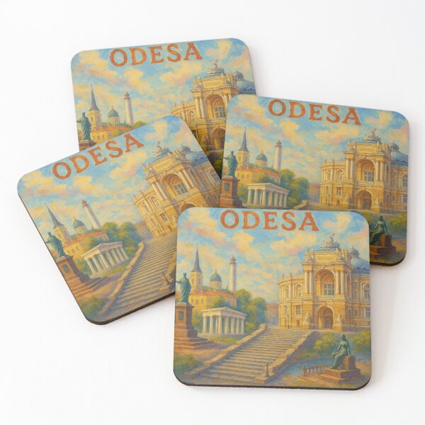 Item preview, Odesa Dreams – Romantic Cityscape of Ukraine’s Pearl by the Sea designed and sold by Tender Flower Clothing.