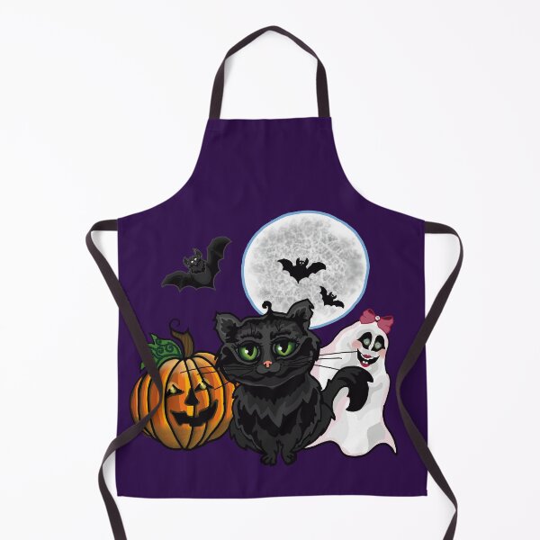 Item preview, Edgar the black cat and his ghoulie friends designed and sold by Lemnisc8te.