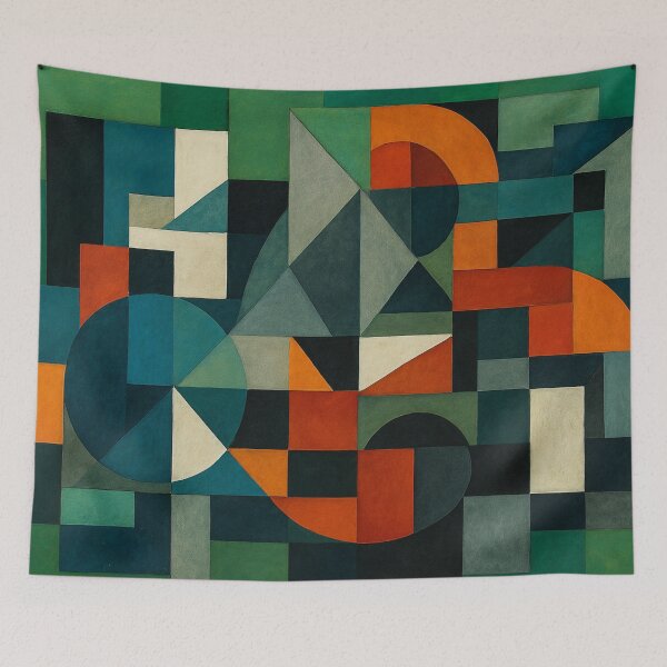 Item preview, Cubist forms in harmony   designed and sold by Sigtrix.