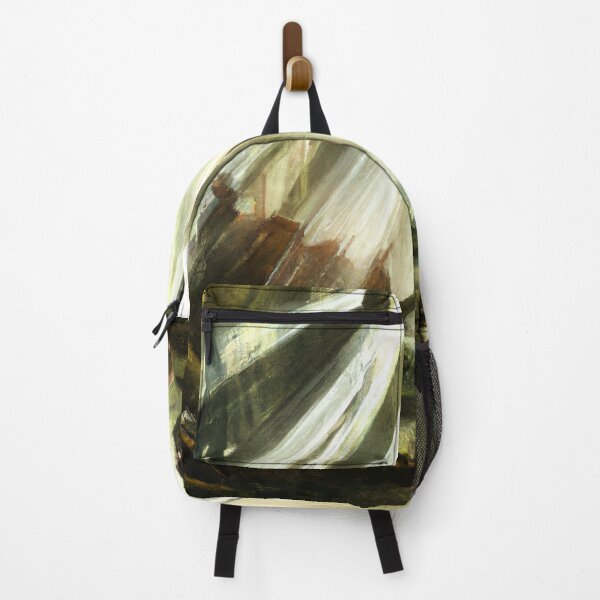 Item preview, The Wanderer abstract forrest AI art designed and sold by stine1.