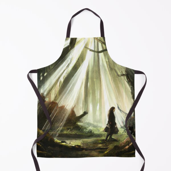 Item preview, The Wanderer abstract forrest AI art designed and sold by stine1.