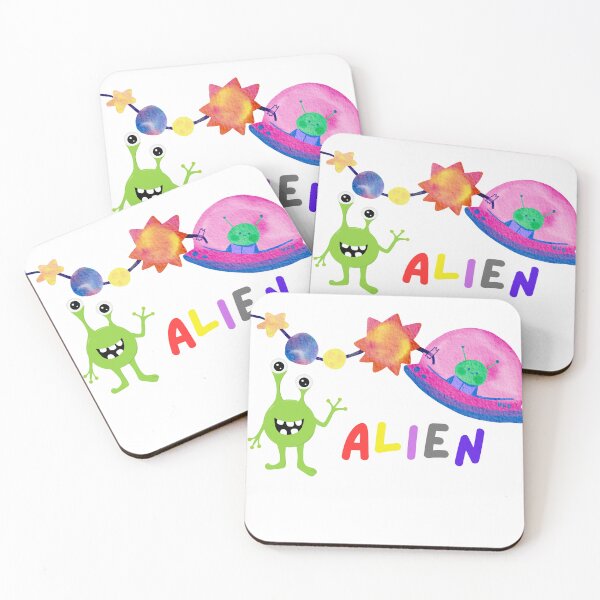 Item preview, Colorful Alien Extraterrestrial Adventure designed and sold by jomjamhi.