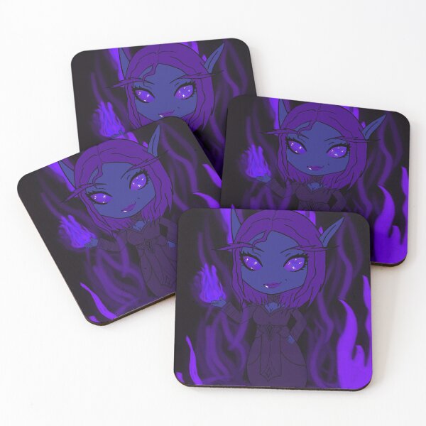 Item preview, Chibi World of Warcraft Shadow Priest [Void Elf] designed and sold by WhimsiGoblin.