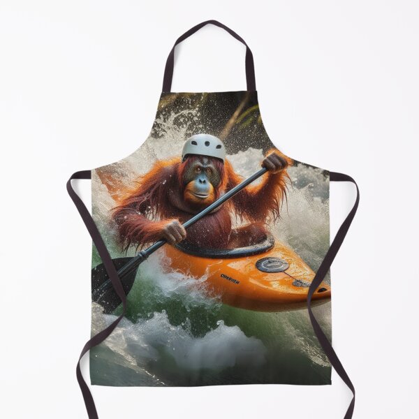Item preview, "Paddlin' Primate: Oar-angutan on the Rapids!" designed and sold by Print Fiction.