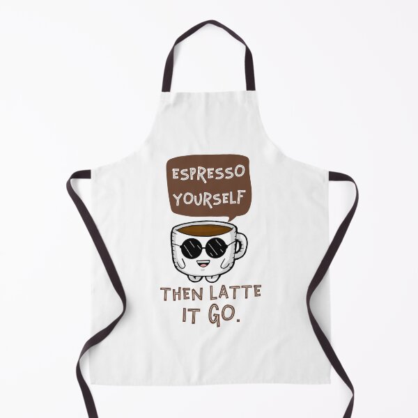 Item preview, Funny Coffee Quote - Espresso Yourself Then Latte It Go designed and sold by crazydotdesigns.