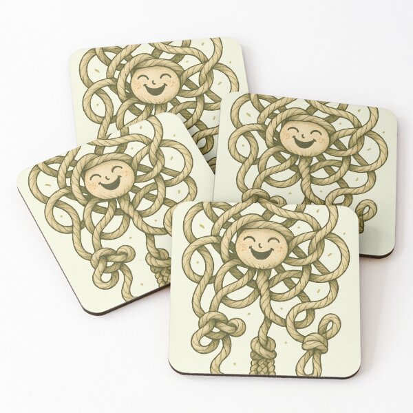 Item preview, Macrame Laughs In Eco-Minimalist Style designed and sold by shockSpot.