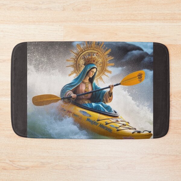 Item preview, "Holy Row-lly! Our Lady of Whitewater Miracles" designed and sold by Print Fiction.