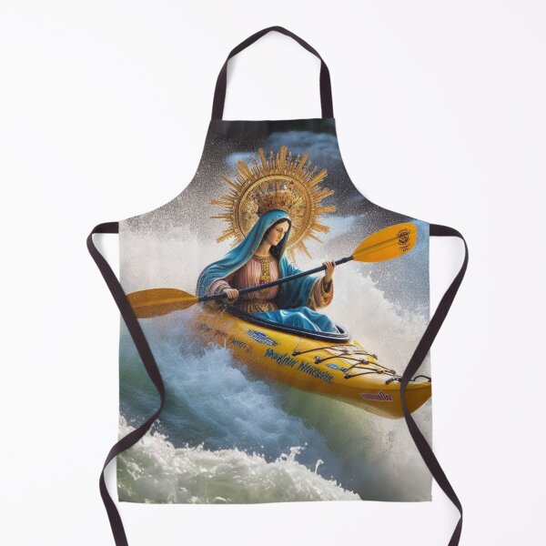 Item preview, "Holy Row-lly! Our Lady of Whitewater Miracles" designed and sold by Print Fiction.