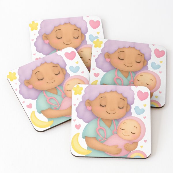 Item preview, Kawaii Midwife Mama Watercolor Dream designed and sold by shockSpot.