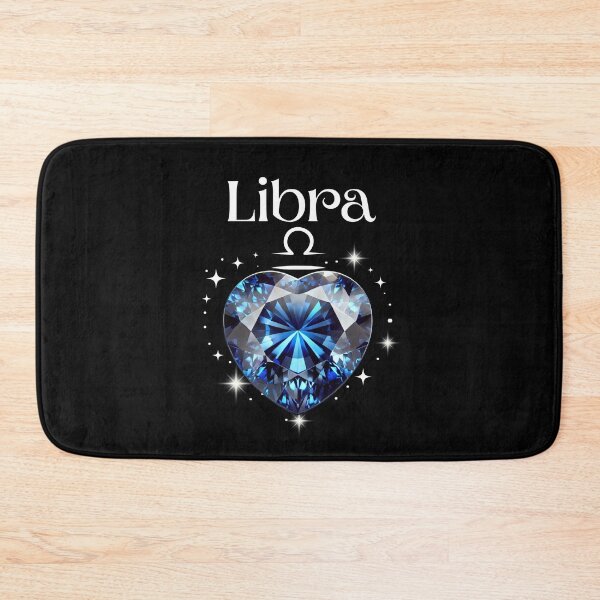 Item preview, Libra zodiac Sign With Blue Sapphire Birthstone Heart and Stars designed and sold by zodiaczonez.