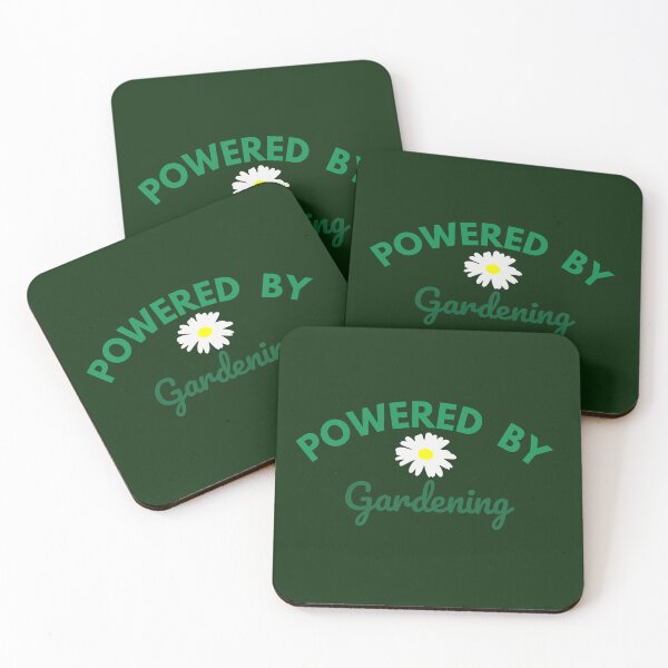 Item preview, Powered by Gardening – Daisy Flower Plant Lover Design – Cute Cottagecore Nature Gift designed and sold by donwillisjrart.