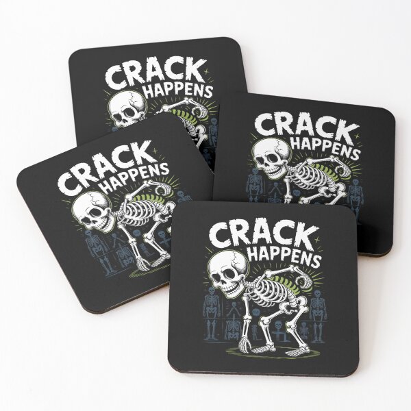 Item preview, Crack Happens Halloween Osteopath Humor designed and sold by osteopath shop.