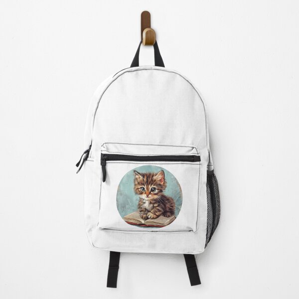 Item preview, Cute cat reading book children illustration designed and sold by Anbe_design.