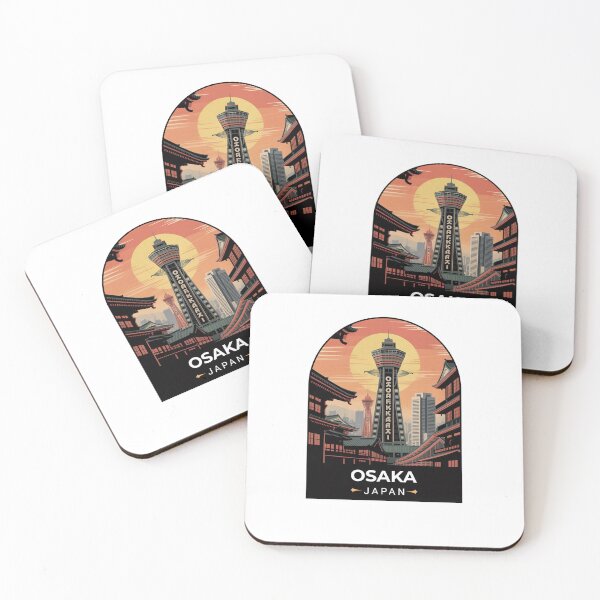 Item preview, Osaka Japan Travel Sticker designed and sold by TulipaGraphics.