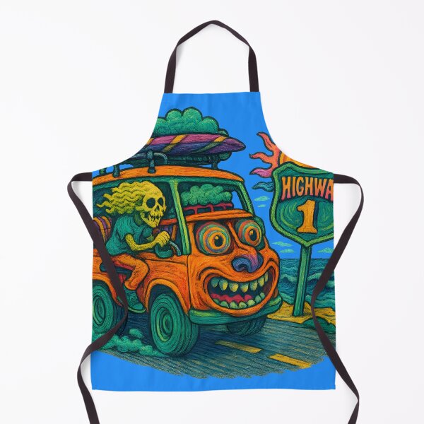 Item preview, Psychedelic Vanlife Riders Highway 1 designed and sold by shockSpot.